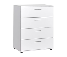 Συρταριέρα Trendline χρώμα λευκό 73x44x96εκ.