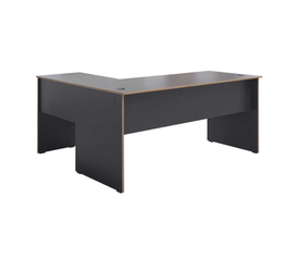 Γραφείο διευθυντικό Rio γωνιακό αναστρέψιμο χρώμα ανθρακί 160x144x75εκ.