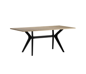 Τραπέζι Luna χρώμα florida oak 181x90x75εκ.