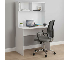 Γραφείο εργασίας Trendline χρώμα λευκό 90x52x148εκ.