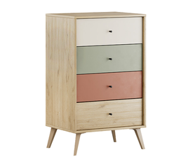 Συρταριέρα Terra χρώμα florida oak 60x44x100εκ.