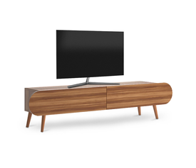 Έπιπλο τηλεόρασης Lotus χρώμα καρυδί 120x30x40εκ.