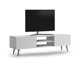 Έπιπλο τηλεόρασης Plane χρώμα λευκό 150x32x46εκ.