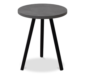 Βοηθητικό τραπεζάκι Roma χρώμα γκρι ρετρό 33,5x33,5x46εκ.