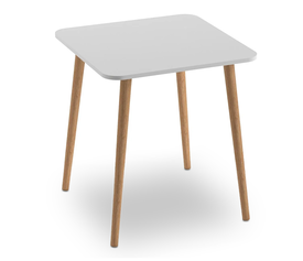 Τραπέζι Kare χρώμα λευκό 70x70x72εκ.