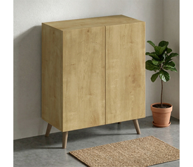 Παπουτσοθήκη Luce χρώμα sapphire oak 70x35x85εκ.