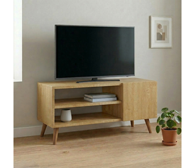 Έπιπλο τηλεόρασης Parma χρώμα sapphire oak 90x30x40εκ.