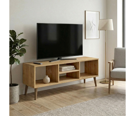 Έπιπλο τηλεόρασης Loren χρώμα sapphire oak 120x30x40εκ.