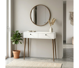 Κονσόλα Alis χρώμα λευκό 110x29x88εκ.