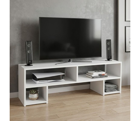 Έπιπλο τηλεόρασης Dabi χρώμα λευκό 150x30x40εκ.