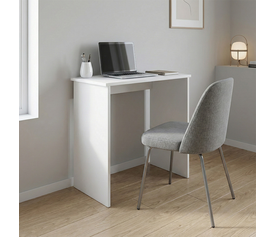 Γραφείο εργασίας Biro χρώμα λευκό 70x40x75εκ.