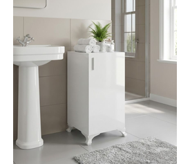 Ντουλάπι με κλειδαριά Rene χρώμα λευκό 29x29x68εκ.