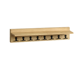 Κρεμάστρα τοίχου Vettini χρώμα sapphire oak 100x12x20εκ.