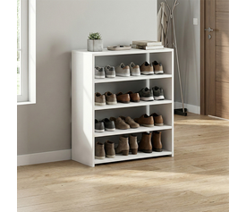 Παπουτσοθήκη Goya χρώμα λευκό 70x30x80εκ.