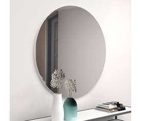 Καθρέφτης τοίχου Losta χρώμα λευκό 60x60x2,2εκ.