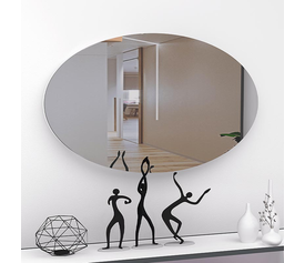 Καθρέφτης τοίχου Vista χρώμα λευκό 90x50x2,2εκ.