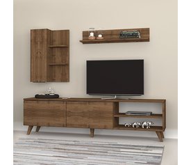 Σύνθεση τηλεόρασης Orion χρώμα καρυδί 180x35x47εκ.