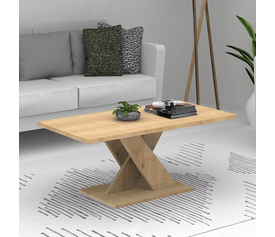 Τραπεζάκι σαλονιού Marcello χρώμα φυσικό οξιάς 110x55x47εκ.