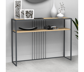 Κονσόλα Kary χρώμα oak 120x33x90εκ.