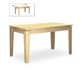 Τραπέζι Helmut επεκτεινόμενο χρώμα φυσικό οξιάς 160/200x90x76εκ.