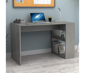 Γραφείο εργασίας Mikro χρώμα γκρι σκυροδέματος 120x60x75εκ.