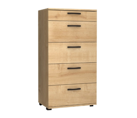 Συρταριέρα Helia χρώμα φυσικό οξιάς 60x44x108εκ.