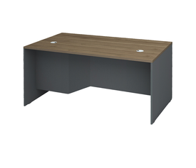 Γραφείο επαγγελματικό Venturo χρώμα ανθρακί - καρυδί 150x80x75εκ.