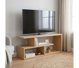 Έπιπλο τηλεόρασης Forever χρώμα φυσικό οξιάς 100x30x40cm.
