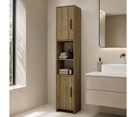Kitchen-Bathroom Cabinet Vero Walnut 35x29.6x180 cm