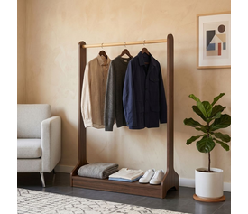 Glimer Entryway Furniture Walnut 88,2x34,6x128 cm
