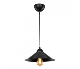 Φωτιστικό οροφής Felicity E27 πλαστικό μονόφωτο χρώμα μαύρο 24x24x70εκ.