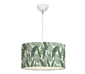 Φωτιστικό οροφής Alamea E27 υφασμάτινο μονόφωτο πολύχρωμο Φ38x70εκ.