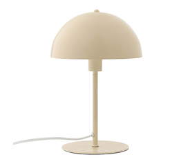 Φωτιστικό επιτραπέζιο Favori E27 μεταλλικό χρώμα κρεμ Ø25x39εκ.