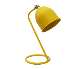 Φωτιστικό γραφείου Treviso E14 μεταλλικό χρώμα κίτρινο 11x13x30εκ.