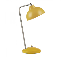 Φωτιστικό γραφείου Travis E14 μεταλλικό χρώμα κίτρινο 16,5x11x42εκ.