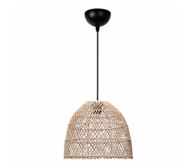 Φωτιστικό οροφής Miota E27 από μπαμπού μονόφωτο χρώμα φυσικό Ø30x70εκ.