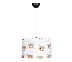 Φωτιστικό οροφής Tale E27 ύφασμα PVC μονόφωτο πολύχρωμο Ø33x70εκ.