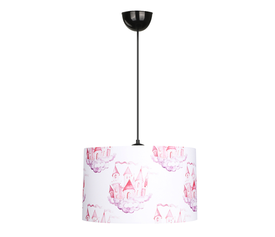 Φωτιστικό οροφής Tale E27 ύφασμα PVC μονόφωτο πολύχρωμο Ø33x70εκ.