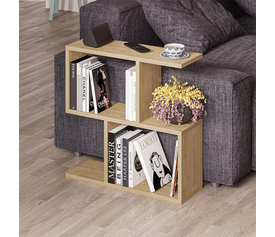 Βοηθητικό τραπεζάκι Homemania χρώμα φυσικό οξιάς 60x20x60εκ.