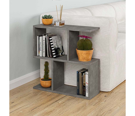 Βοηθητικό τραπεζάκι Homemania χρώμα γκρι ρετρό 60x20x60εκ.