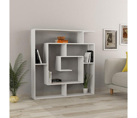 Βιβλιοθήκη Labirent χρώμα λευκό 125x22x129εκ.