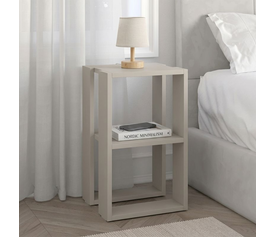 Κομοδίνο - Τραπεζάκι βοηθητικό Lonie χρώμα sandstone 34x30x55εκ.