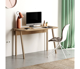 Γραφείο εργασίας Luton χρώμα φυσικό οξιάς 120x60x75εκ.