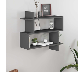 Ραφιέρα τοίχου Paralel χρώμα ανθρακί 70x22x65εκ.