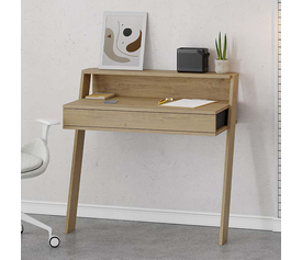 Γραφείο εργασίας Cowork χρώμα φυσικό οξιάς 94x50x91εκ.