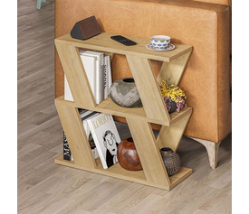 Τραπεζάκι βοηθητικό Lazena χρώμα φυσικό οξιάς 60x22x57εκ.