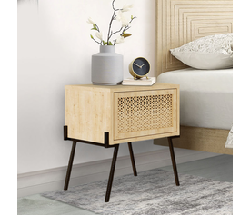 Κομοδίνο Naive χρώμα φυσικό οξιάς 48x34x51εκ.