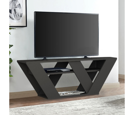 Έπιπλο τηλεόρασης Pipralla χρώμα ανθρακί 110x30x40εκ.