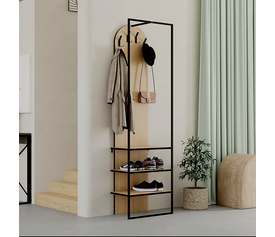 Έπιπλο εισόδου Archy χρώμα sapphire oak 53x31,7x180εκ.