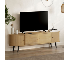 Έπιπλο τηλεόρασης Gentle χρώμα sapphire oak 180x40x52εκ.